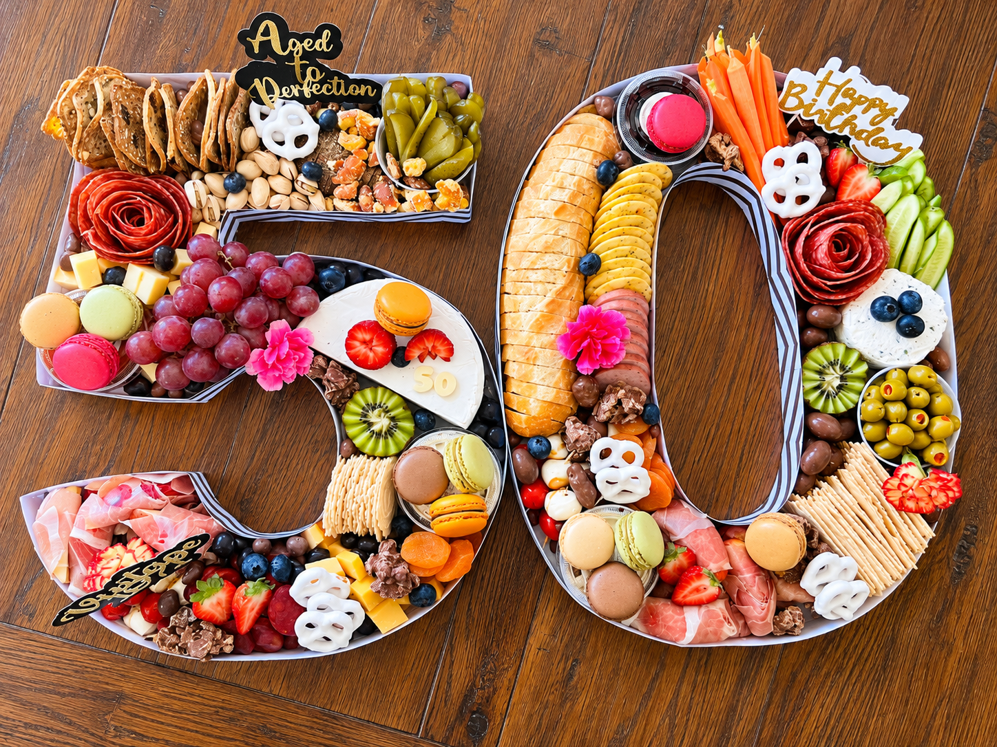 Honeybrie custom charcuterie numbers