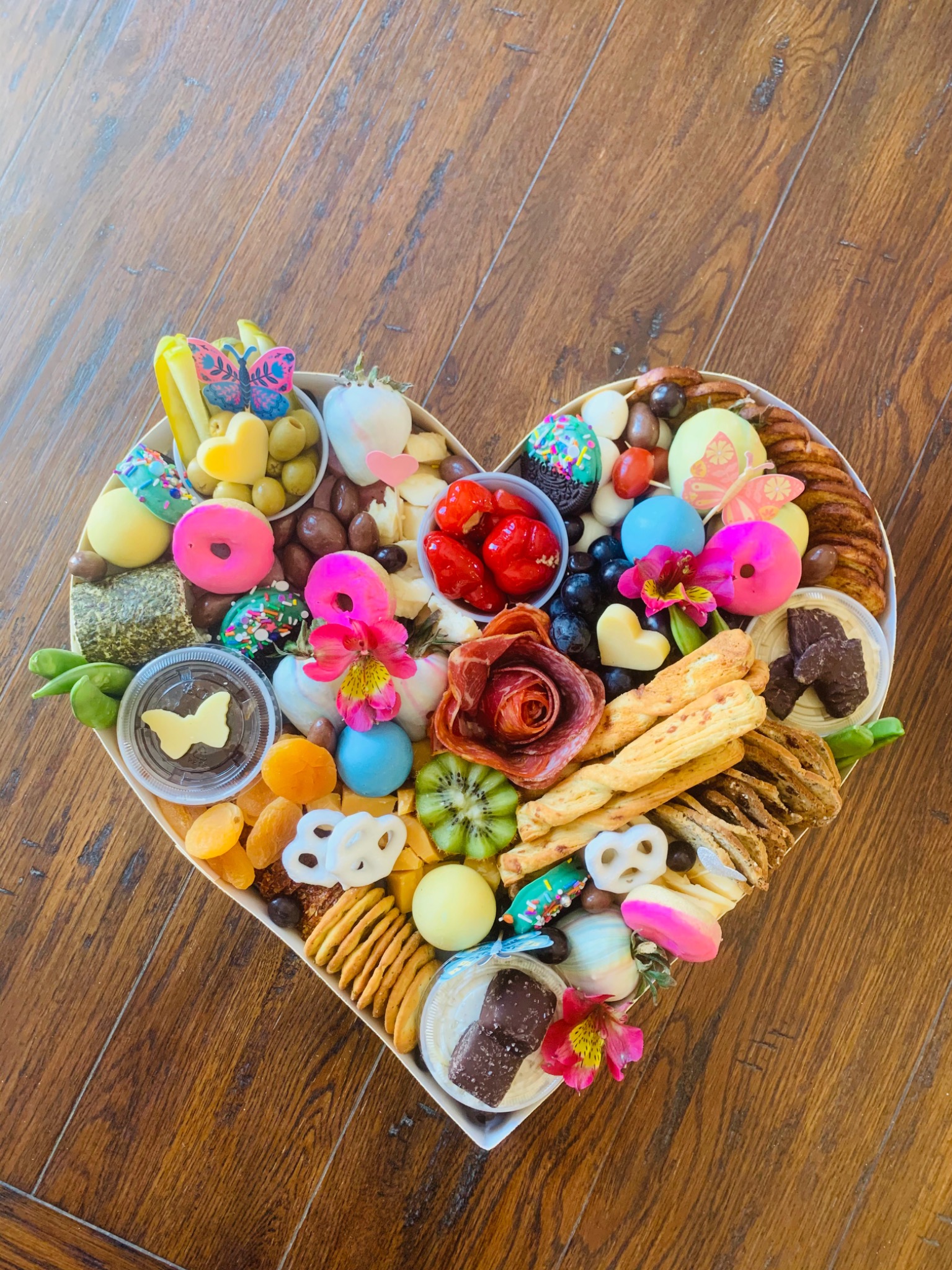 Custom charcuterie shape creation