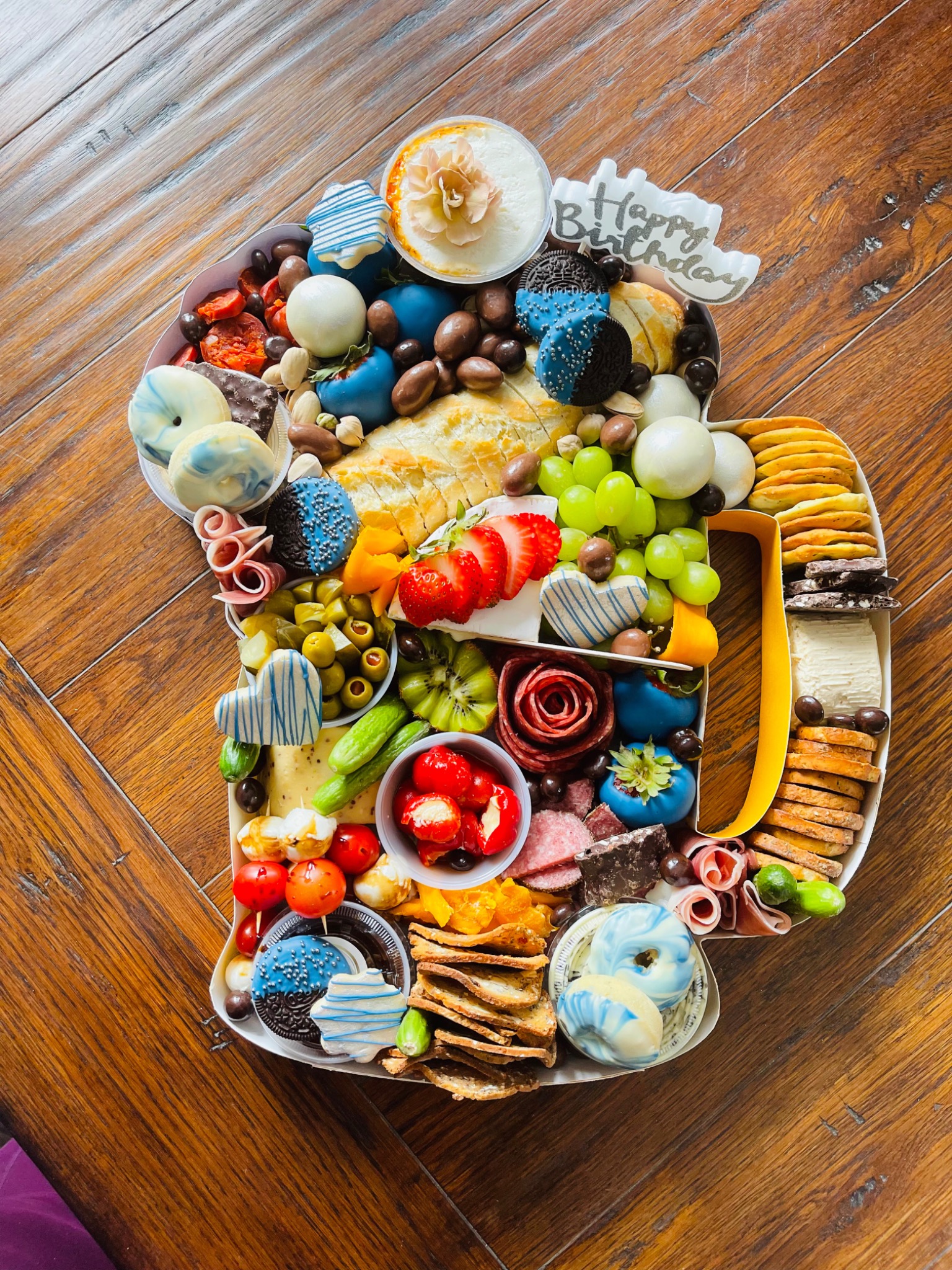 Custom themed charcuterie creation